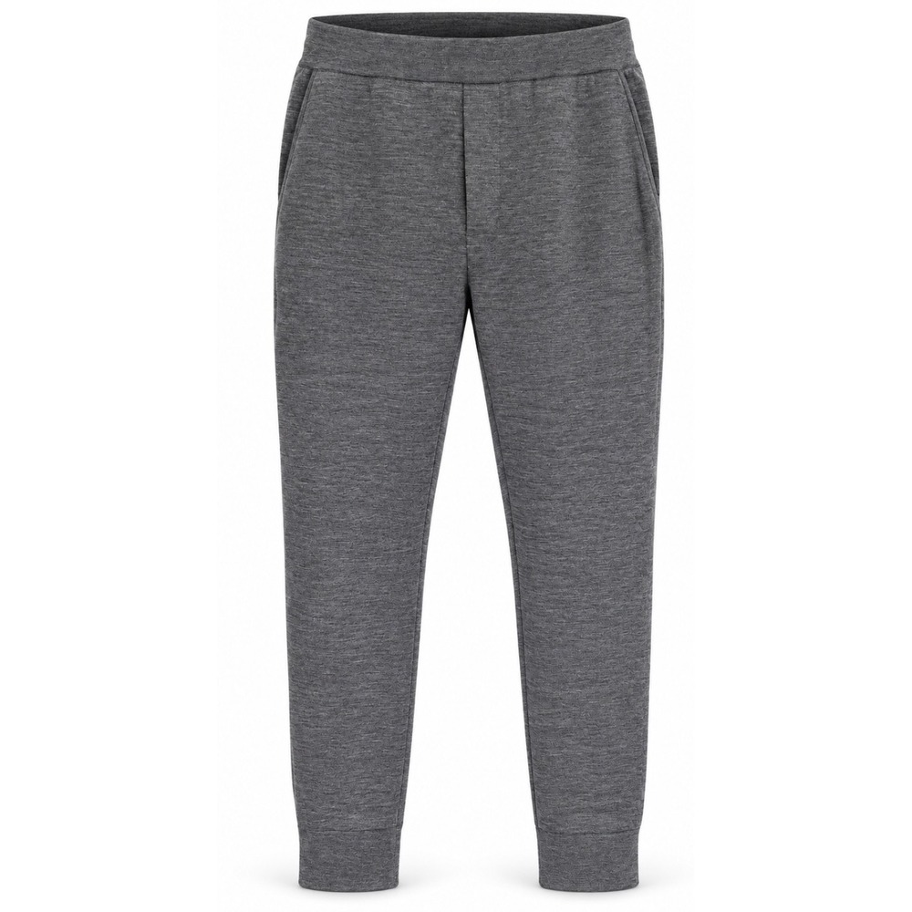 Berluti Paris Mens Gray Knit Jogger Pants Tapered Luxury Lounge See Measurements